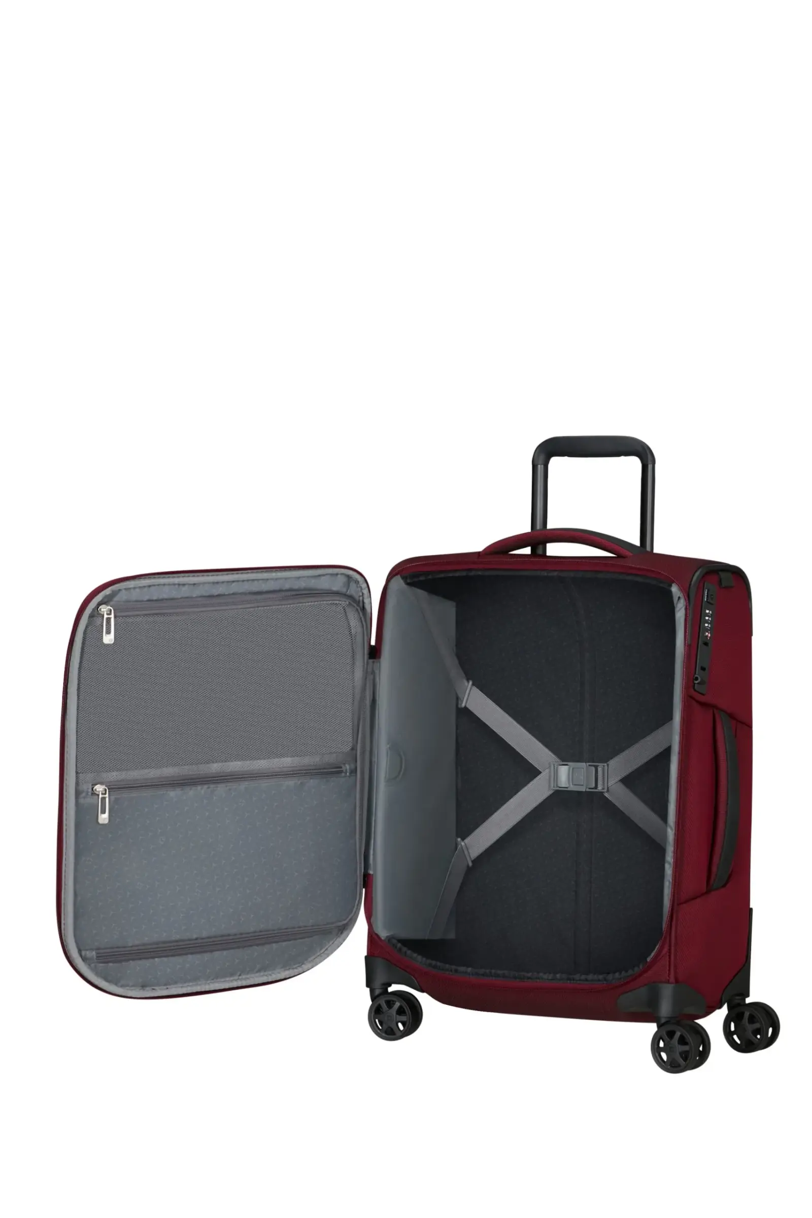 RESPARK – Valise Spinner Rigide Burgundy 1st