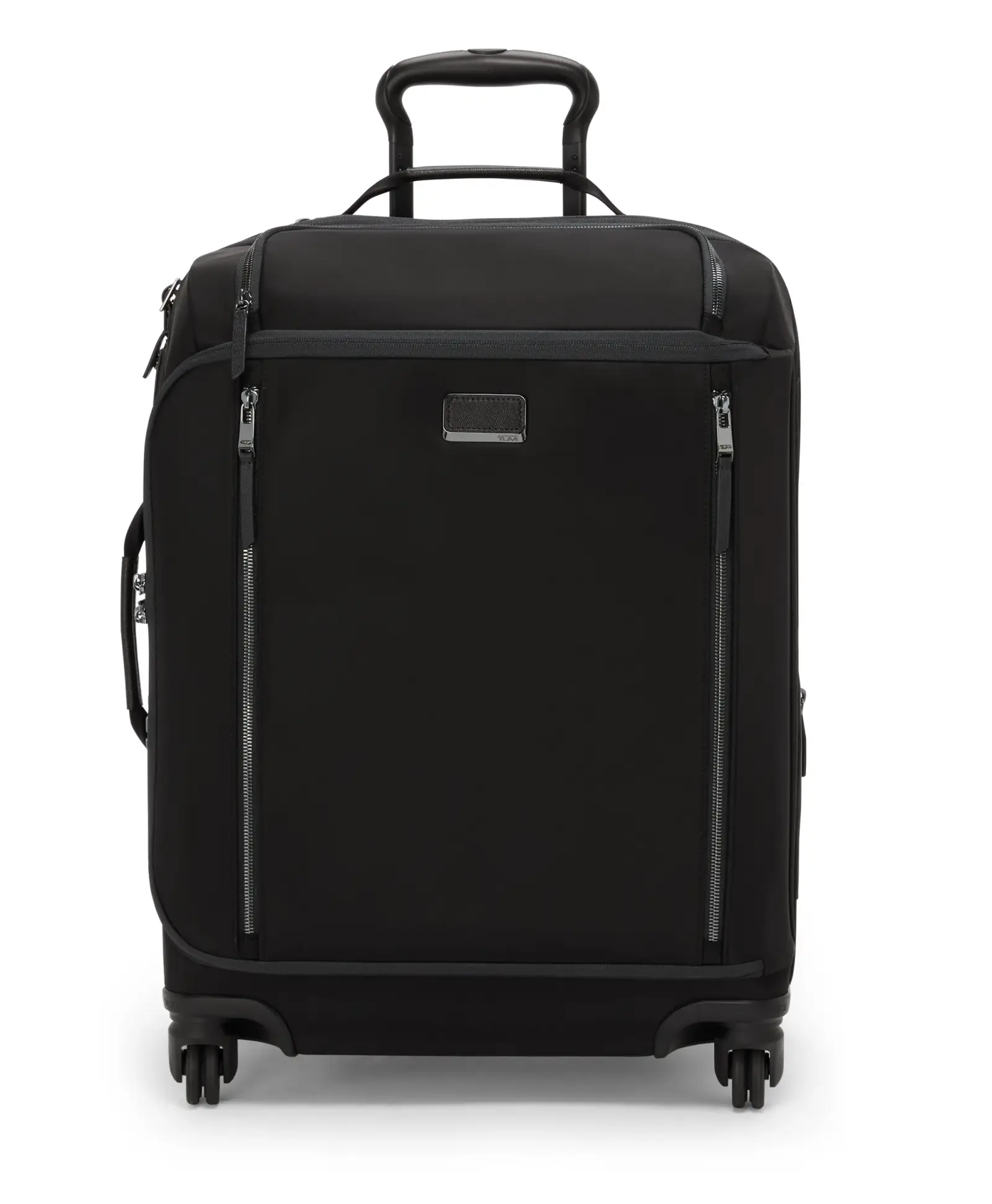 Voyageur Léger – Valise Cabine Centrale Extensible Noir et Gunmetal