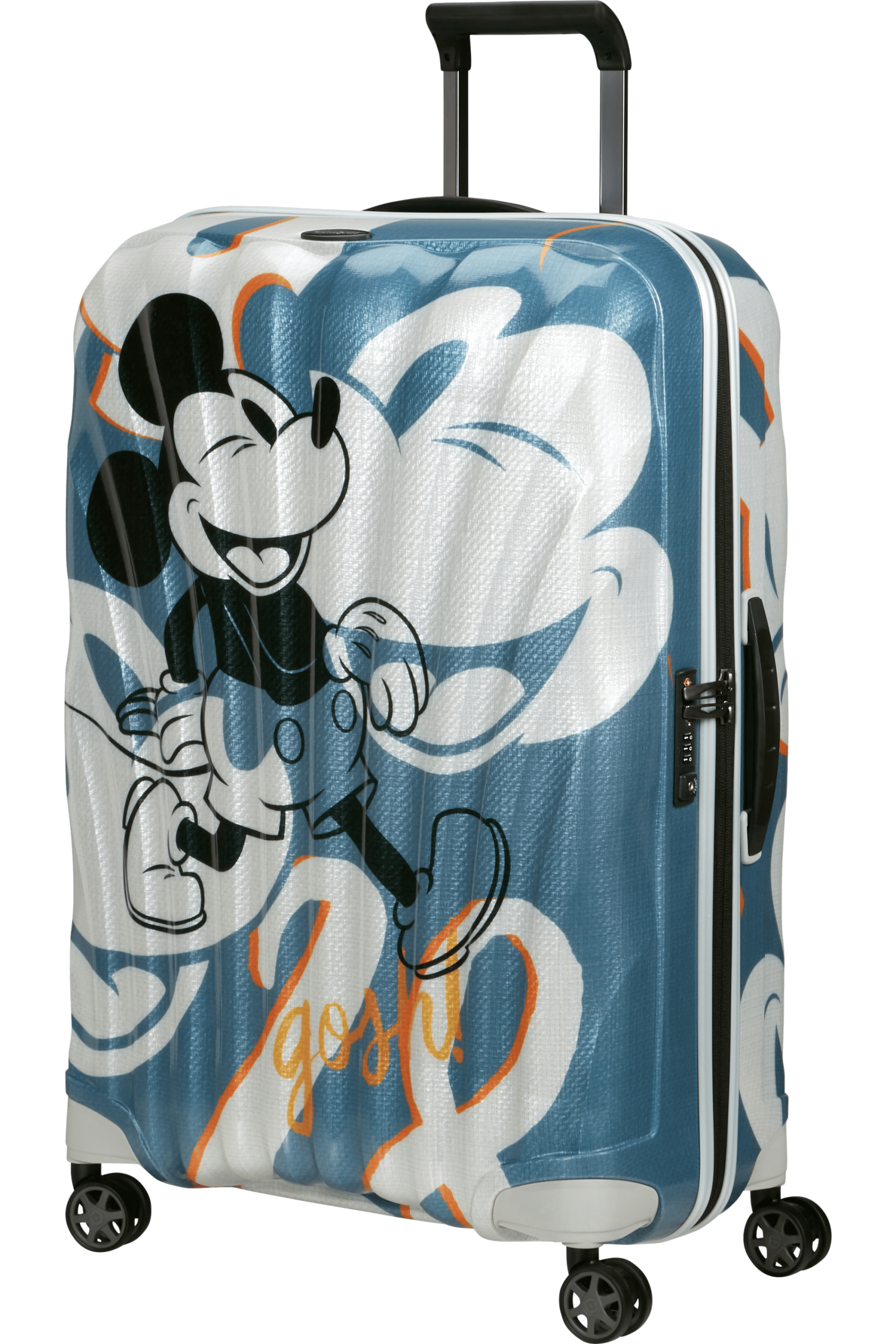 Valise Mickey Mouse colorée et joyeuse.